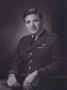 Fred Parkin, author of the book The Duke of Briar Cliff, in military uniform.