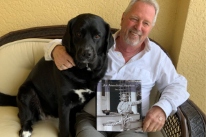 LifeBook author Don Irving with his private autobiography.