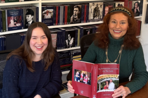 LifeBook author Linda de Marlor with her private autobiography and Heather van Graan from LifeBook Memoirs.